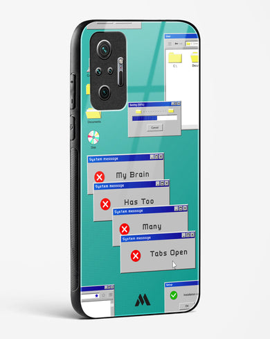 Too Many Open Tabs Glass Case Phone Cover (Xiaomi)