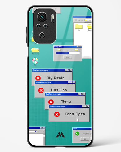 Too Many Open Tabs Glass Case Phone Cover (Xiaomi)