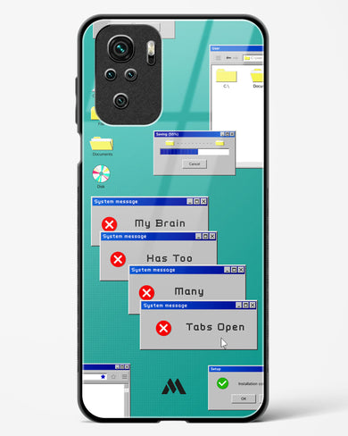 Too Many Open Tabs Glass Case Phone Cover-(Xiaomi)