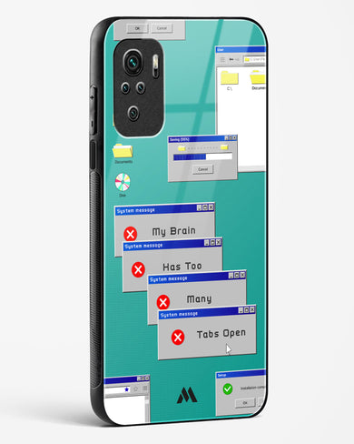 Too Many Open Tabs Glass Case Phone Cover-(Xiaomi)