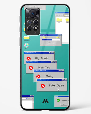 Too Many Open Tabs Glass Case Phone Cover (Xiaomi)