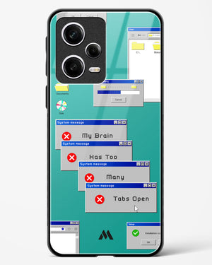 Too Many Open Tabs Glass Case Phone Cover-(Xiaomi)