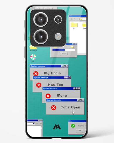 Too Many Open Tabs Glass Case Phone Cover-(Xiaomi)