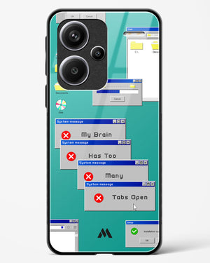 Too Many Open Tabs Glass Case Phone Cover (Xiaomi)