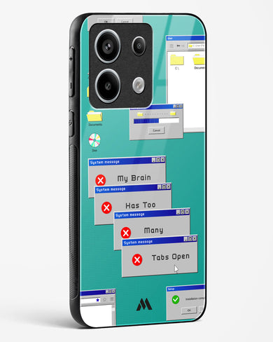 Too Many Open Tabs Glass Case Phone Cover-(Xiaomi)