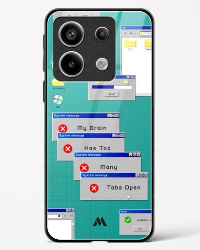 Too Many Open Tabs Glass Case Phone Cover-(Xiaomi)
