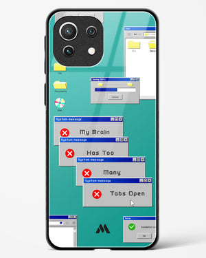 Too Many Open Tabs Glass Case Phone Cover-(Xiaomi)