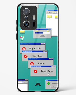 Too Many Open Tabs Glass Case Phone Cover (Xiaomi)