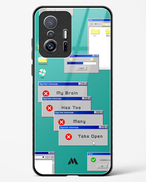 Too Many Open Tabs Glass Case Phone Cover-(Xiaomi)