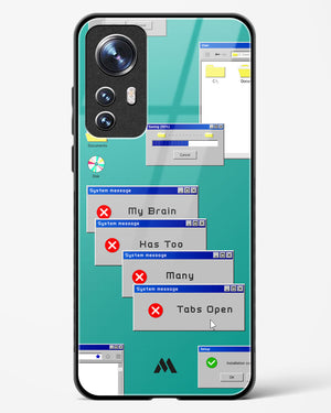 Too Many Open Tabs Glass Case Phone Cover-(Xiaomi)