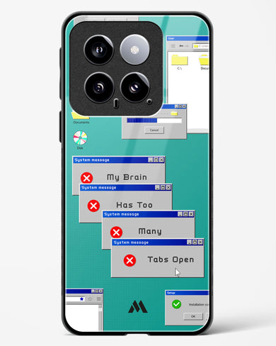 Too Many Open Tabs Glass Case Phone Cover-(Xiaomi)