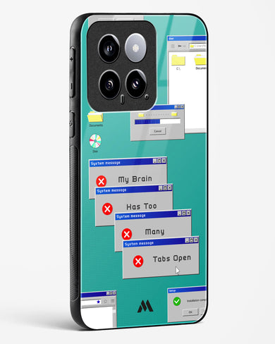 Too Many Open Tabs Glass Case Phone Cover-(Xiaomi)