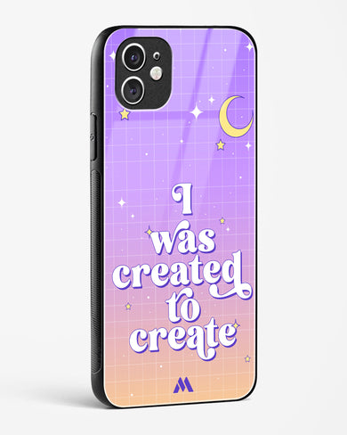 Created to Create Glass Case Phone Cover (Apple)