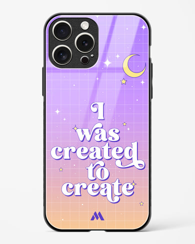 Created to Create Glass Case Phone Cover (Apple)