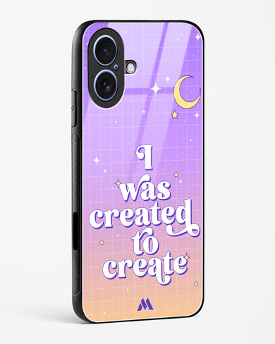 Created to Create Glass Case Phone Cover (Apple)