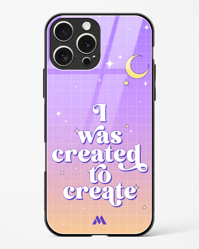 Created to Create Glass Case Phone Cover (Apple)