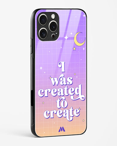 Created to Create Glass Case Phone Cover (Apple)