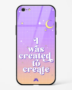 Created to Create Glass Case Phone Cover (Apple)