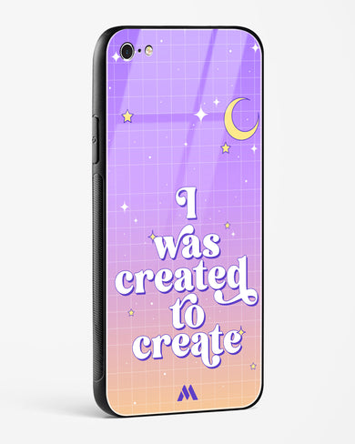 Created to Create Glass Case Phone Cover (Apple)