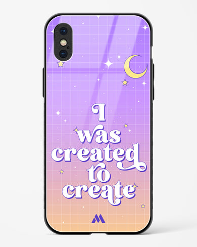 Created to Create Glass Case Phone Cover (Apple)