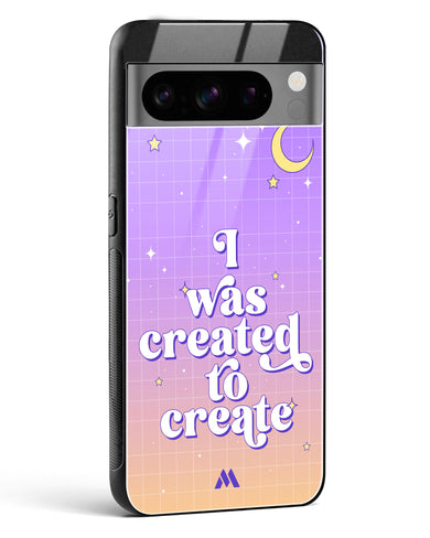 Created to Create Glass Case Phone Cover-(Google)