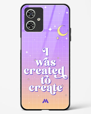 Created to Create Glass Case Phone Cover-(Motorola)
