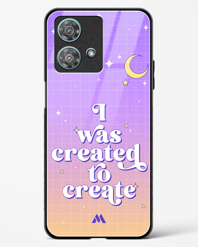 Created to Create Glass Case Phone Cover (Motorola)