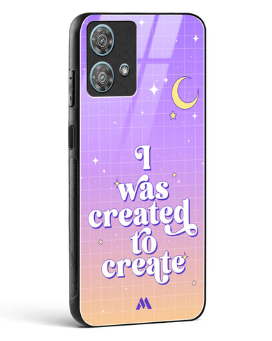 Created to Create Glass Case Phone Cover (Motorola)