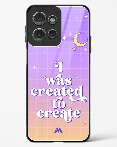 Created to Create Glass Case Phone Cover (Motorola)