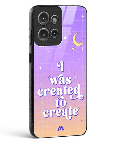 Created to Create Glass Case Phone Cover (Motorola)