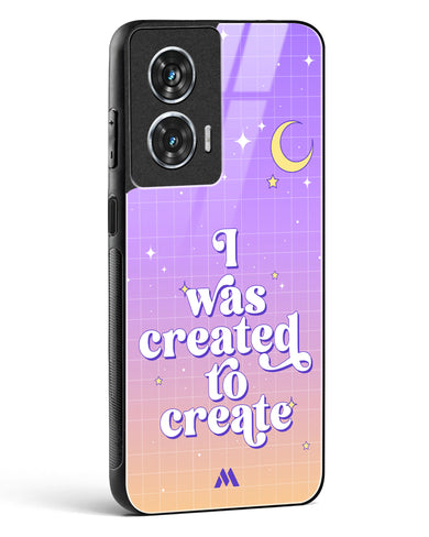 Created to Create Glass Case Phone Cover (Motorola)