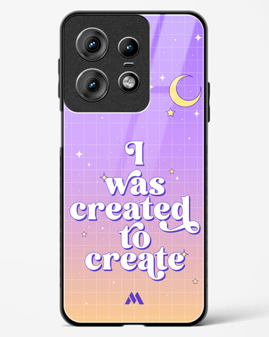 Created to Create Glass Case Phone Cover (Motorola)