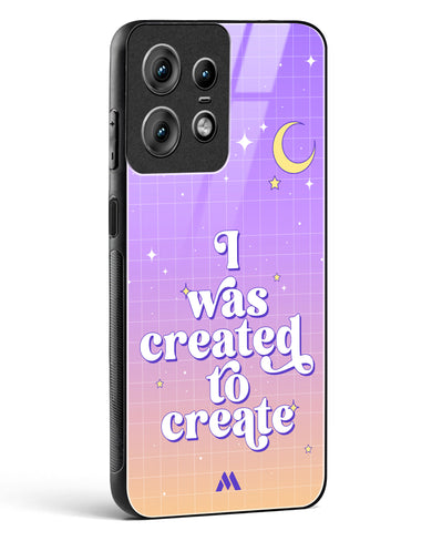 Created to Create Glass Case Phone Cover (Motorola)
