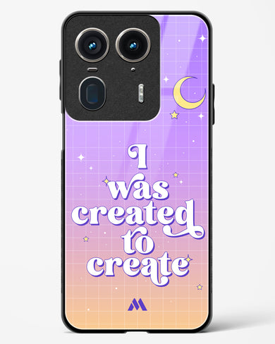 Created to Create Glass Case Phone Cover (Motorola)