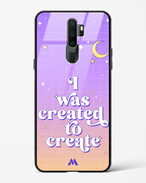 Created to Create Glass Case Phone Cover-(Oppo)