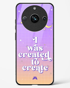 Created to Create Glass Case Phone Cover-(Realme)
