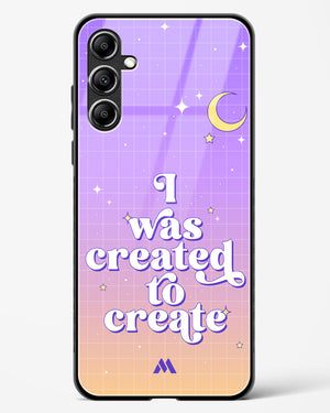 Created to Create Glass Case Phone Cover-(Samsung)
