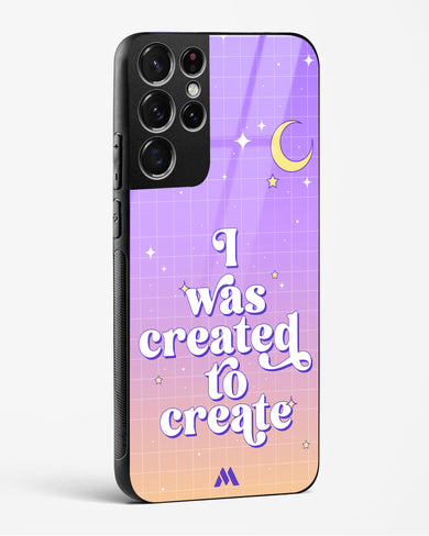 Created to Create Glass Case Phone Cover (Samsung)