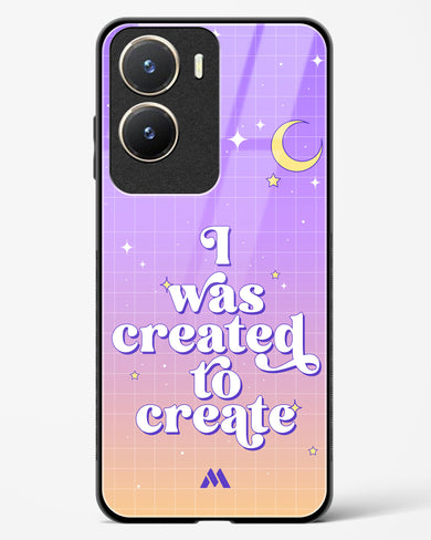 Created to Create Glass Case Phone Cover (Vivo)