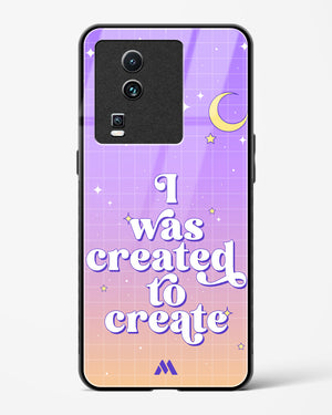 Created to Create Glass Case Phone Cover-(Vivo)