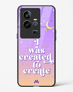 Created to Create Glass Case Phone Cover-(Vivo)