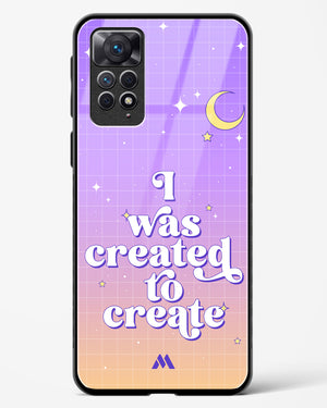Created to Create Glass Case Phone Cover-(Xiaomi)