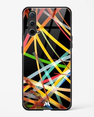Paper Streamers Glass Case Phone Cover-(OnePlus)
