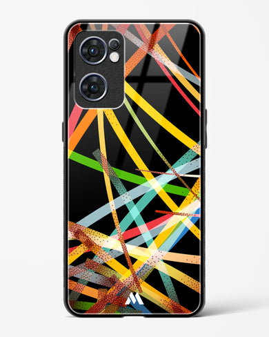 Paper Streamers Glass Case Phone Cover (Oppo)