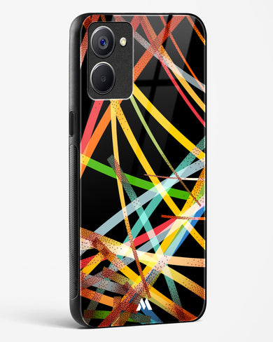 Paper Streamers Glass Case Phone Cover (Realme)