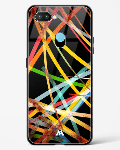 Paper Streamers Glass Case Phone Cover (Realme)