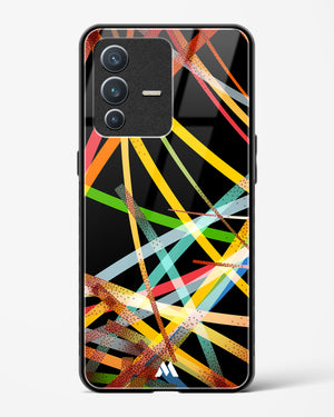 Paper Streamers Glass Case Phone Cover-(Vivo)