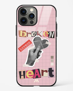 Love On Broken Heart Glass Case Phone Cover (Apple)