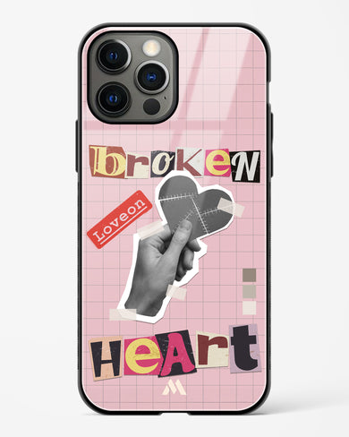 Love On Broken Heart Glass Case Phone Cover (Apple)