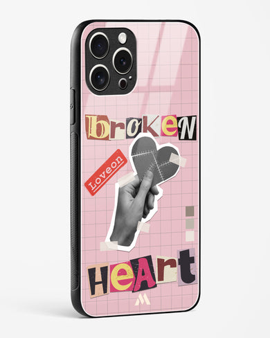 Love On Broken Heart Glass Case Phone Cover (Apple)